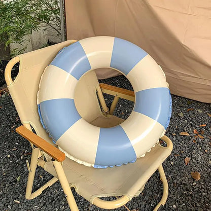 Rooxin Donut Swimming Ring - Inflatable Pool Float for Teens, Kids, and Babies, Water Play Pool Toy