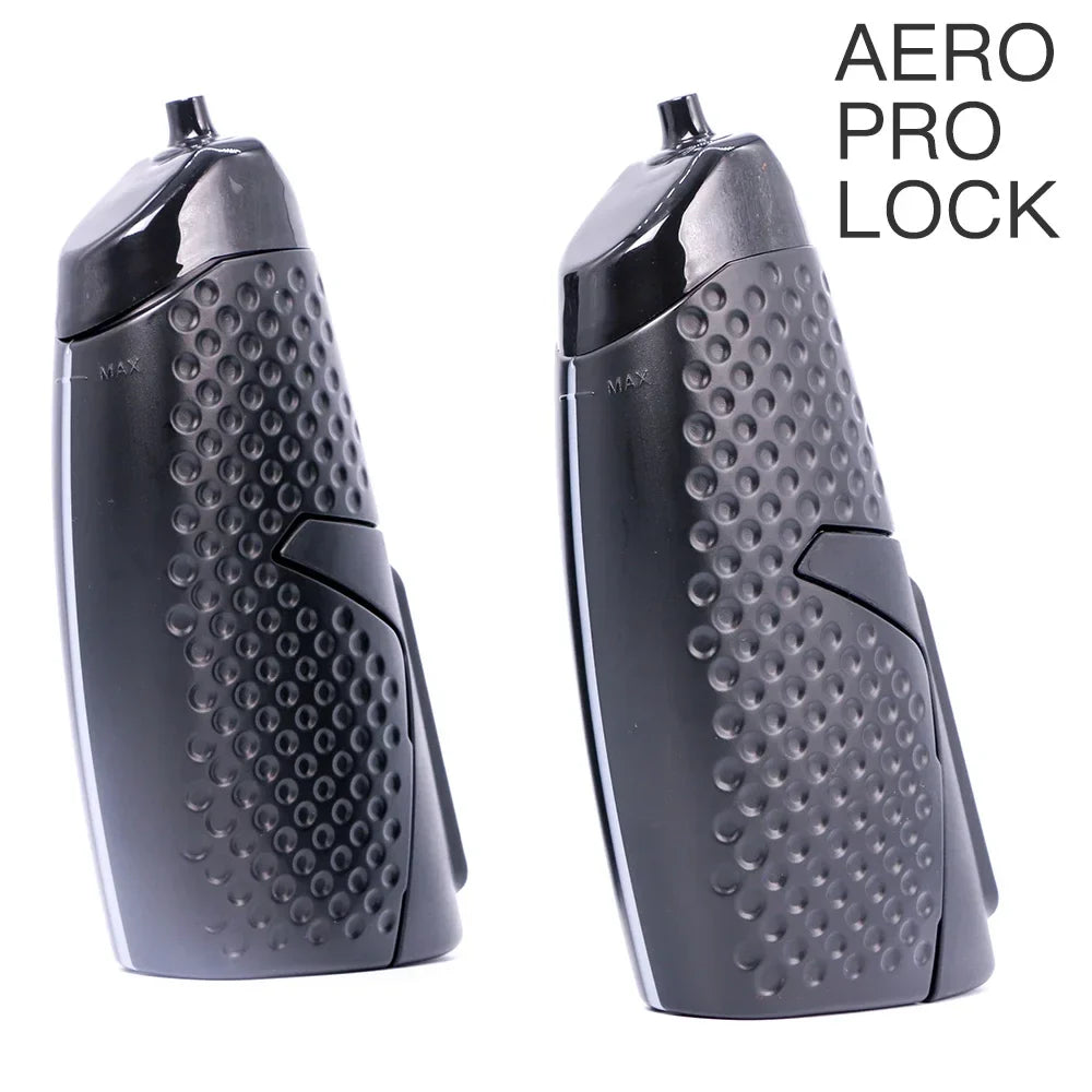 Aero Bicycle Water Bottle – PBA Free Squeeze Bottle for Road, MTB, Time Trial & Track Bikes with Magnetic Mounting Cage