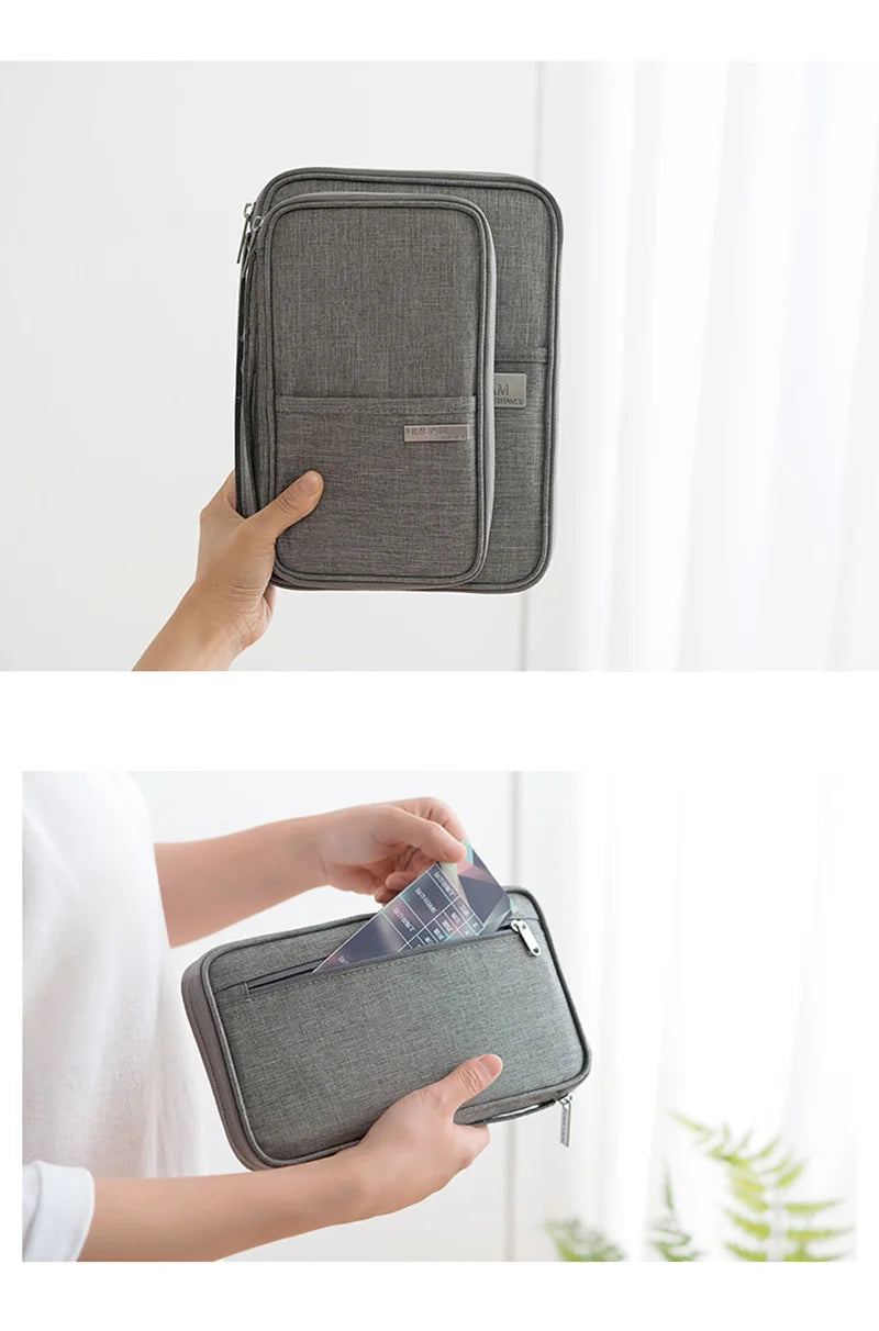 Hot Travel Wallet Family Passport Holder – Creative Waterproof Document Organizer & Cardholder Travel Accessories