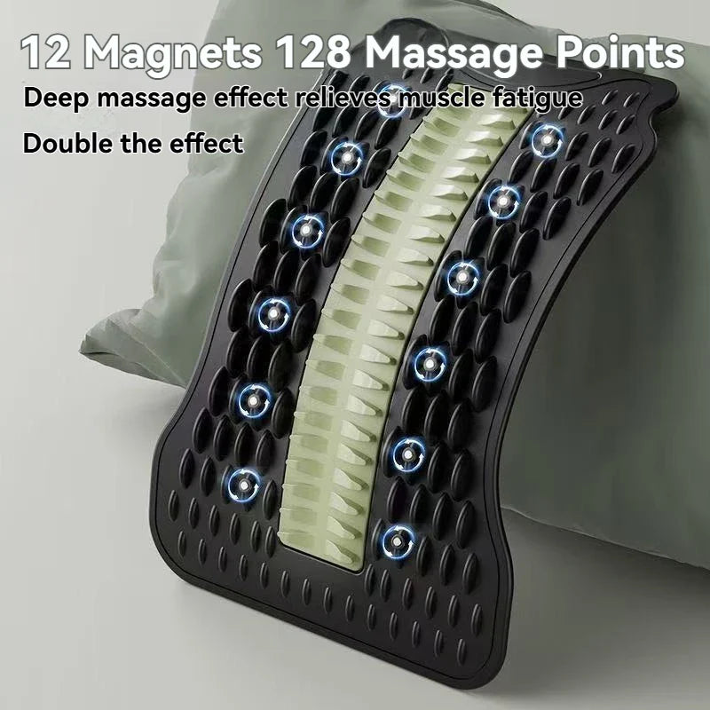 12-Magnet Lumbar Back Stretcher – Vertebrae Relaxer for Humpback Correction, Pain Relief, and Posture Shaping