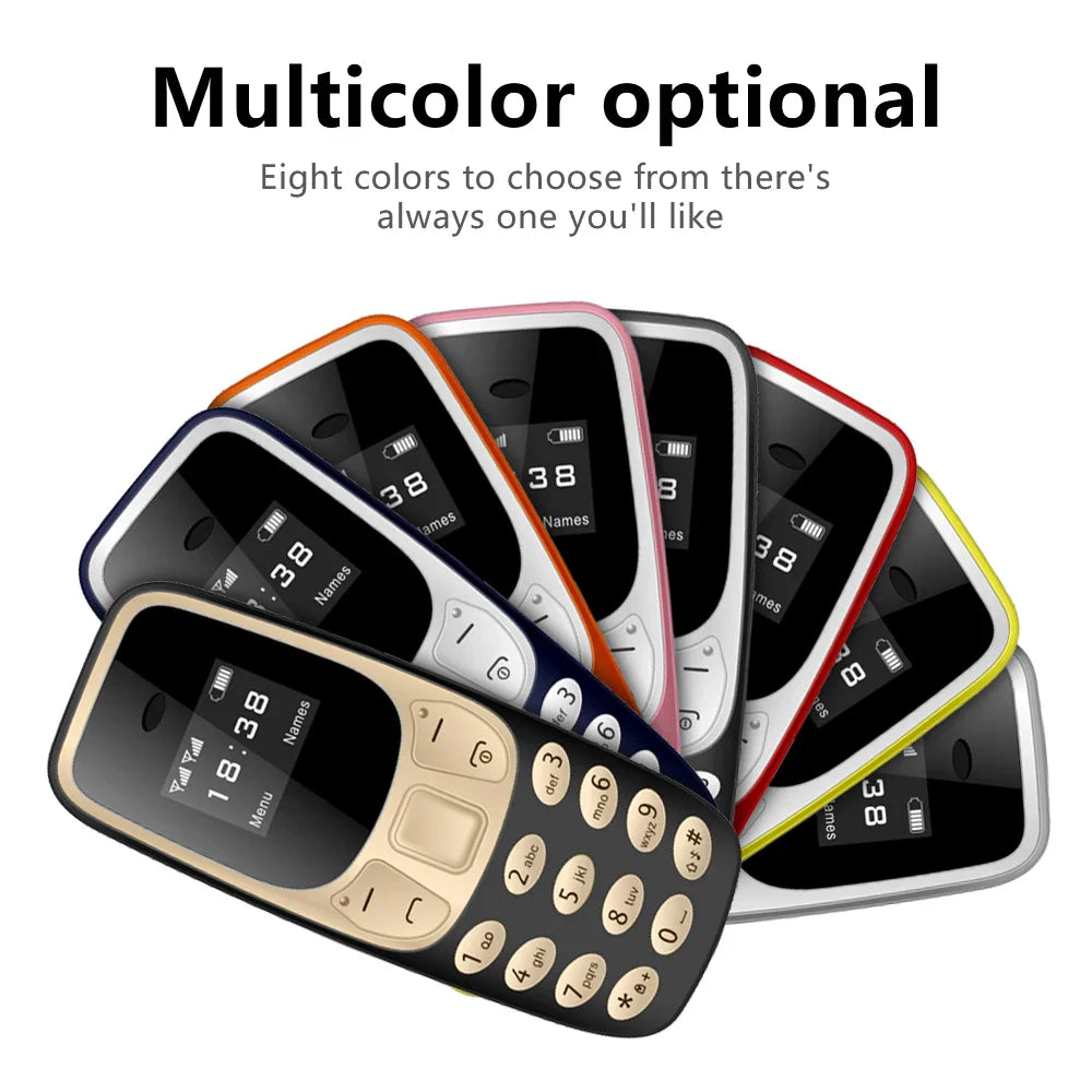 BM10 Mini Mobile Phone – Dual SIM, Bluetooth, Voice Changer, Low Radiation, Voice Recording, Multi-Language Small Cellphone