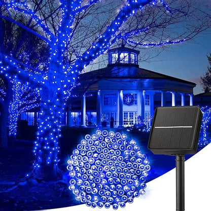 Solar LED String Lights - 8-Mode Waterproof Fairy Lights for Gardens, Weddings, Parties & Outdoor Decor