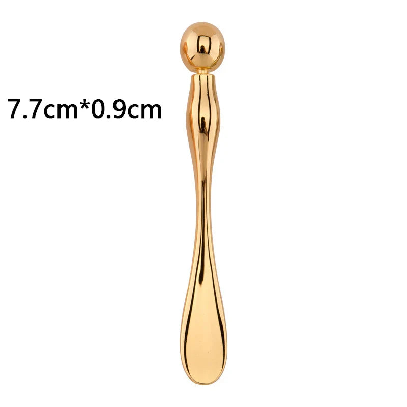 Metal Face Massage Stick — Anti-Wrinkle Eye Cream Applicator & Mask Mixing Spatula for Facial Care