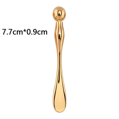 Metal Face Massage Stick — Anti-Wrinkle Eye Cream Applicator & Mask Mixing Spatula for Facial Care