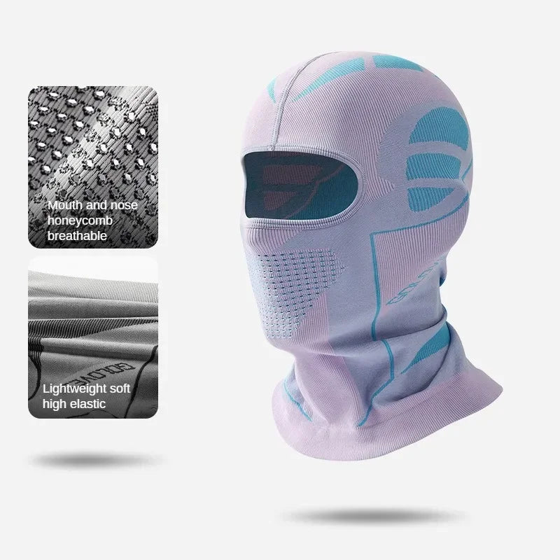 Unisex Cold-Proof Thermal Scarf & Balaclava Full Face Mask Winter Ski Hat with Neck Cover