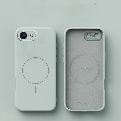 Original Liquid Soft Silicone MagSafe Case – Magnetic Wireless Charging Cover for iPhone 16 Plus, 15, 14, 13, 12 Pro Max, 11