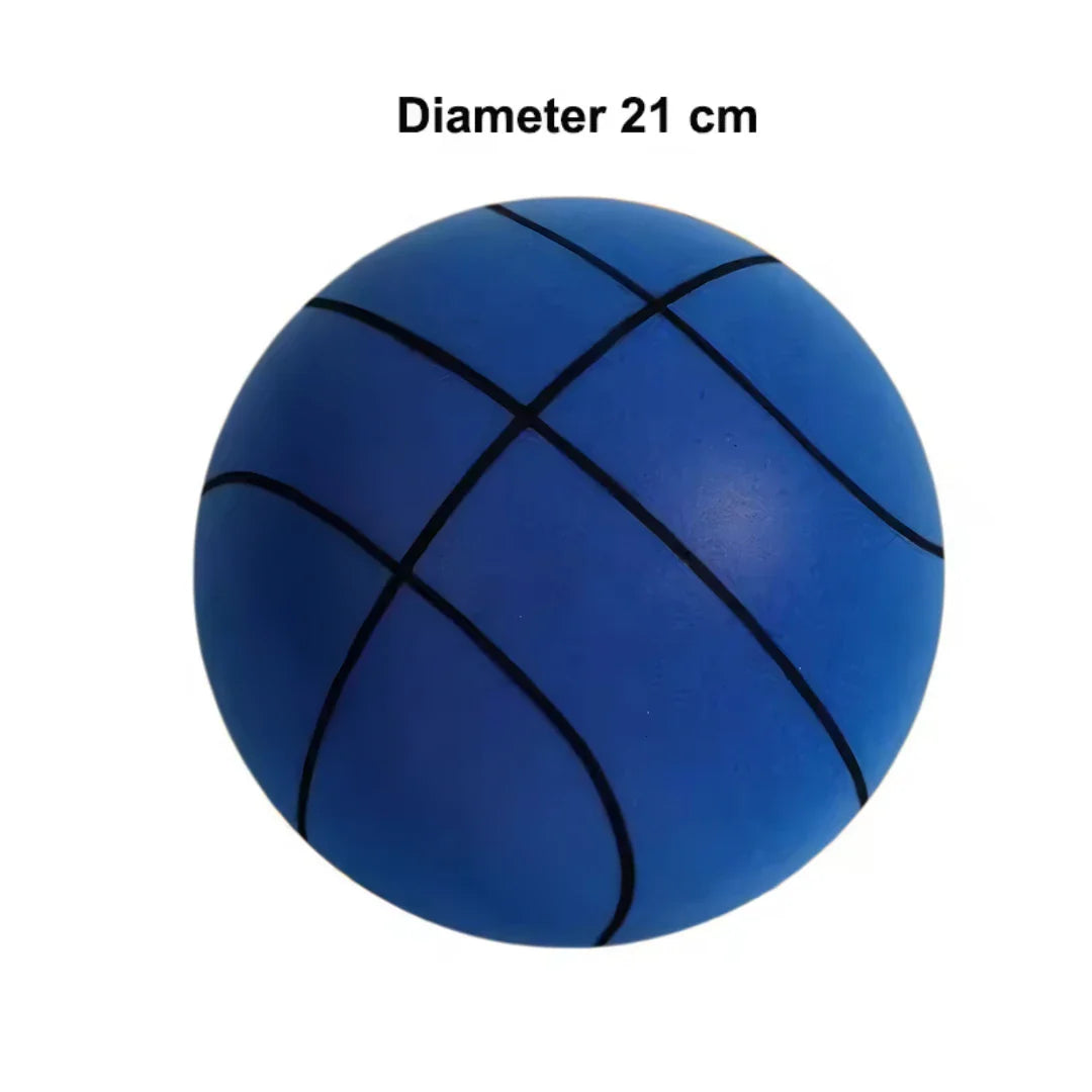 Silent Basketball — Quiet, High-Density Soft PU Foam Squeezable Ball — Indoor Mute Bouncing Sports Toy for Kids