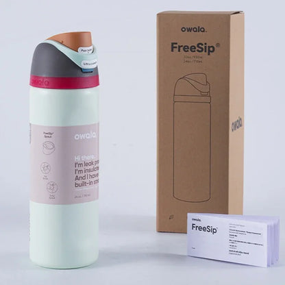 Owala Vacuum Flask & Thermos Water Bottle – Stainless Steel Thermal Mug for Cold & Hot Coffee Drinkware