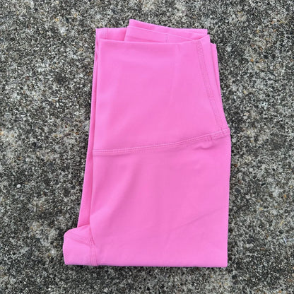 Women's High Waist Yoga Leggings - Soft Butter Fabric Fitness Pants With Back Waist Pocket For Gym & Sports Training