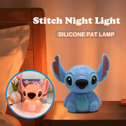 Kawaii Stitch USB Touch Night Light — Soft Glow Bedside Lamp, Room Decor & Birthday Gift for Students