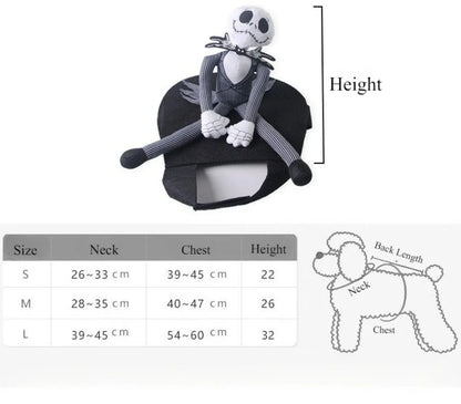 Halloween Horse Riding Pet Costume - Creative Dog & Cat Party Cosplay Accessory