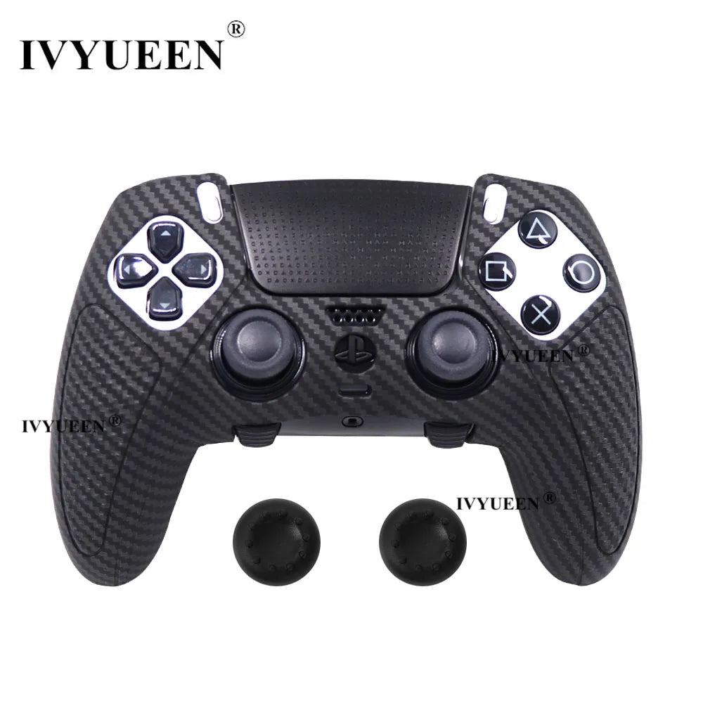 IVYUEEN Water Transfer Printing Silicone Protective Skin for PS5 DualSense Edge Controller