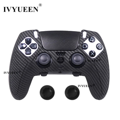 IVYUEEN Water Transfer Printing Silicone Protective Skin for PS5 DualSense Edge Controller