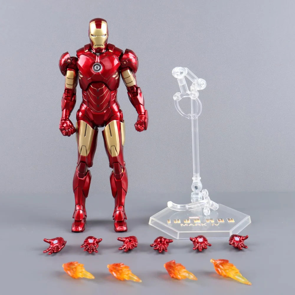 ZD Toys 7" Iron Man Action Figures – Joint Movable MK1 to MK50 Movie Collectible Dolls