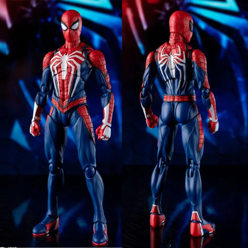 PS4 Spider-Man Avengers Action Figure – Upgrade Suit Game Edition Doll, Hot Toy Gift for Boys