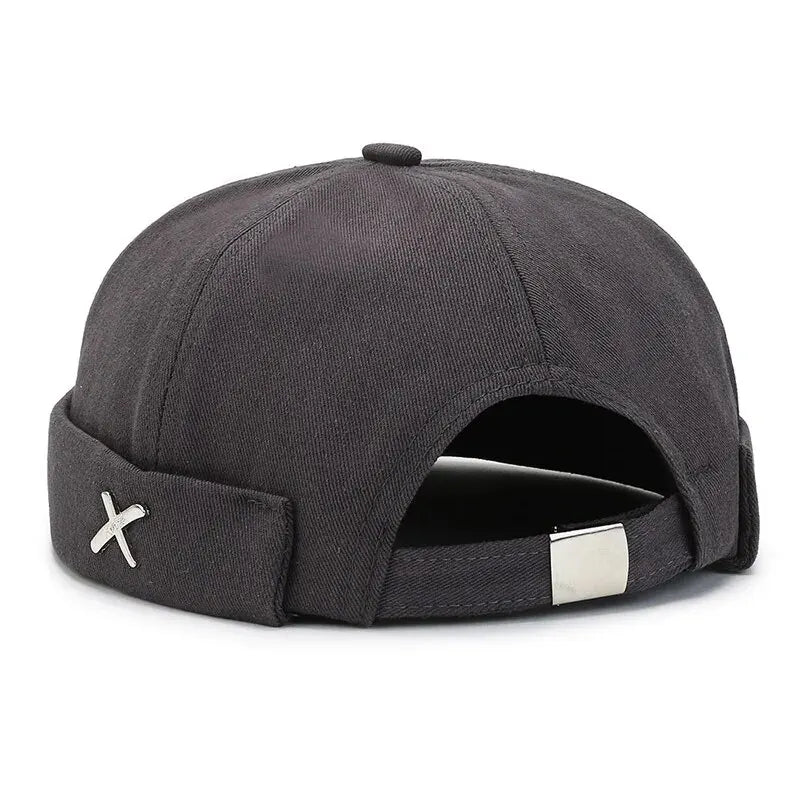 Spring New Guppi Beanie Hat – Unisex Streetwear Round Sailor Cap, Personality Landlord Hat for Men & Women Fashion Niche Style