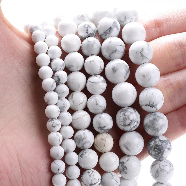 Natural Stone Round Beads 4-12mm Tiger Eye Lava Turquoise Jade for DIY Jewelry Making Bracelet Craft Supplies