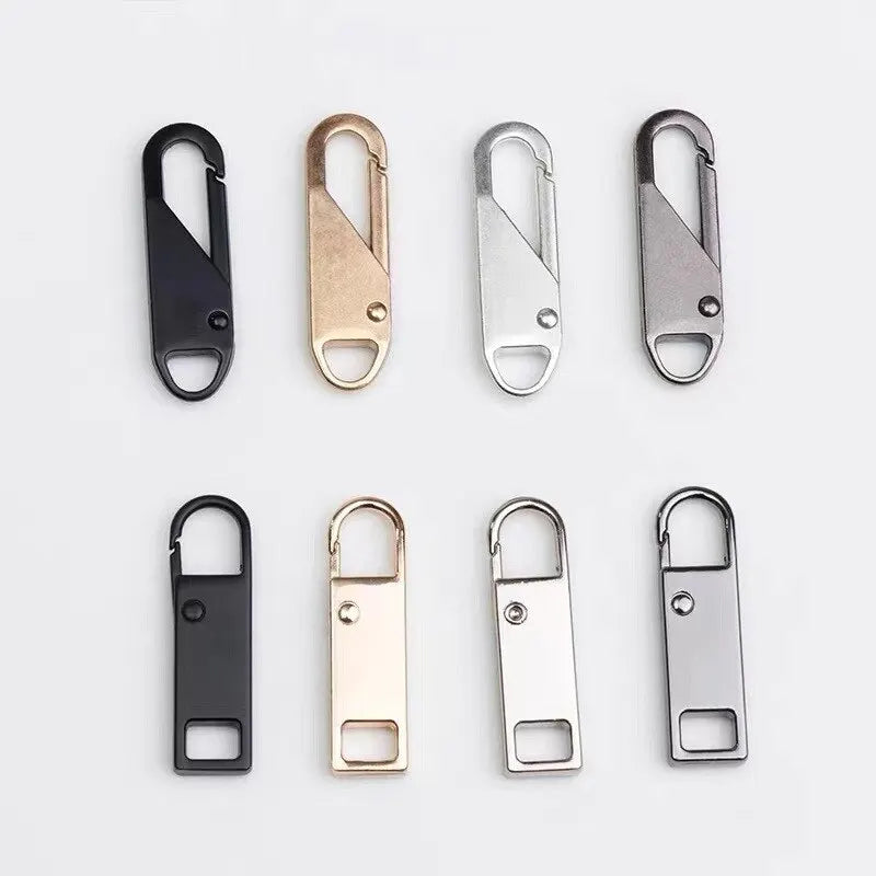 Detachable Zipper Pull Set (4/8pcs) – Multi-Color Replacement Zipper Accessories for Jeans, Backpacks & Sewing Repair Tools