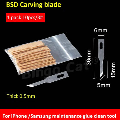 Back Cover Glass Remover Tool Kit for iPhone 15, 14, 13, 12, 11 Pro Max – Phone Repair Rear Housing Glass & Glue Removal