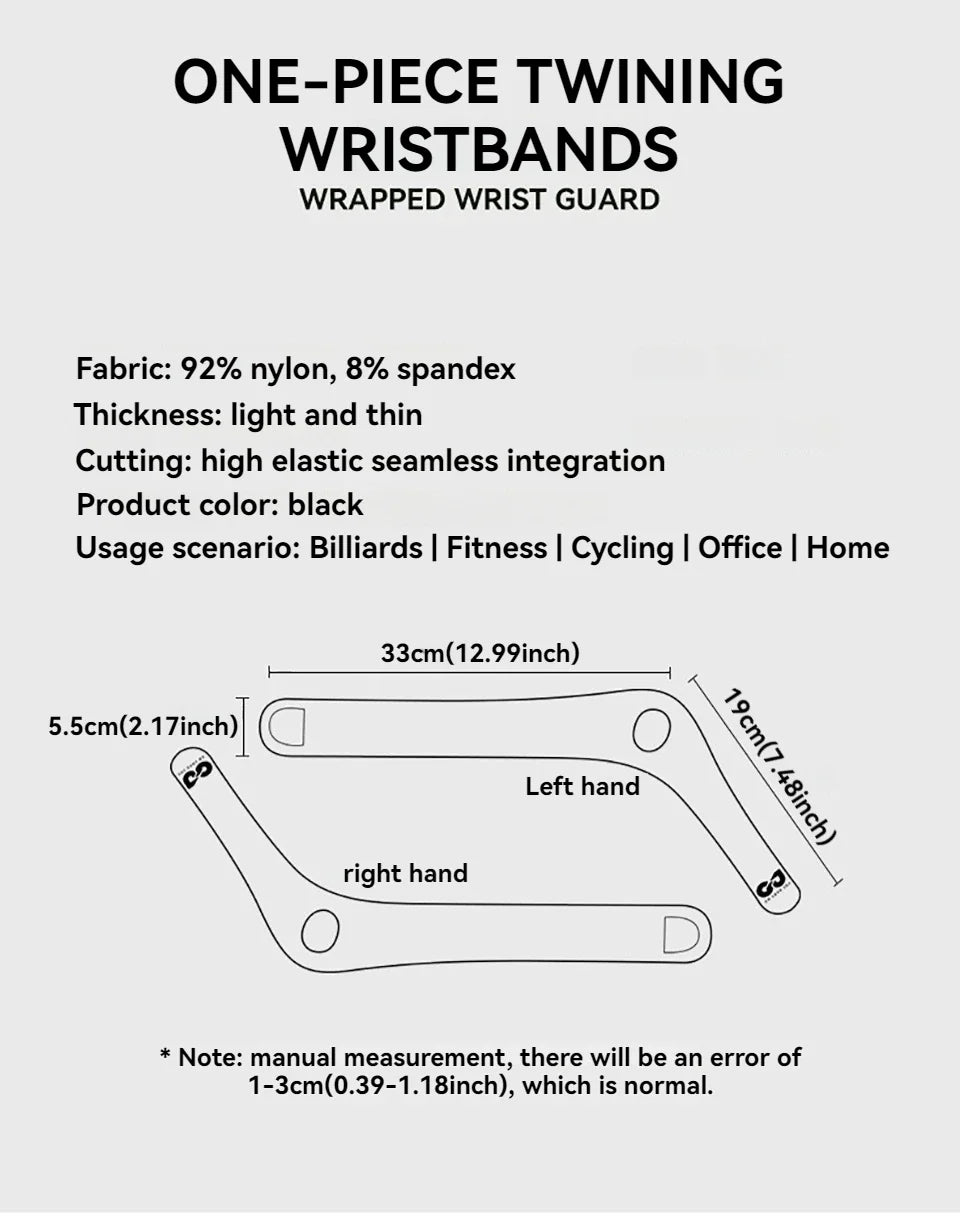 GTUBIKE Billiard & Cycling Gloves – Non-Slip Breathable Wrist Brace for Men & Women