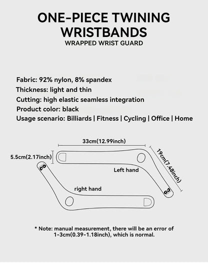 GTUBIKE Billiard & Cycling Gloves – Non-Slip Breathable Wrist Brace for Men & Women