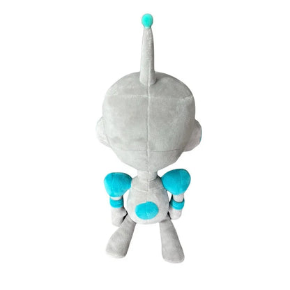 28cm Alien ET 3D Eyes Green Plush Toy – Invader ZIM GIR Dog Soft Stuffed Collectible, Christmas Gift for Children