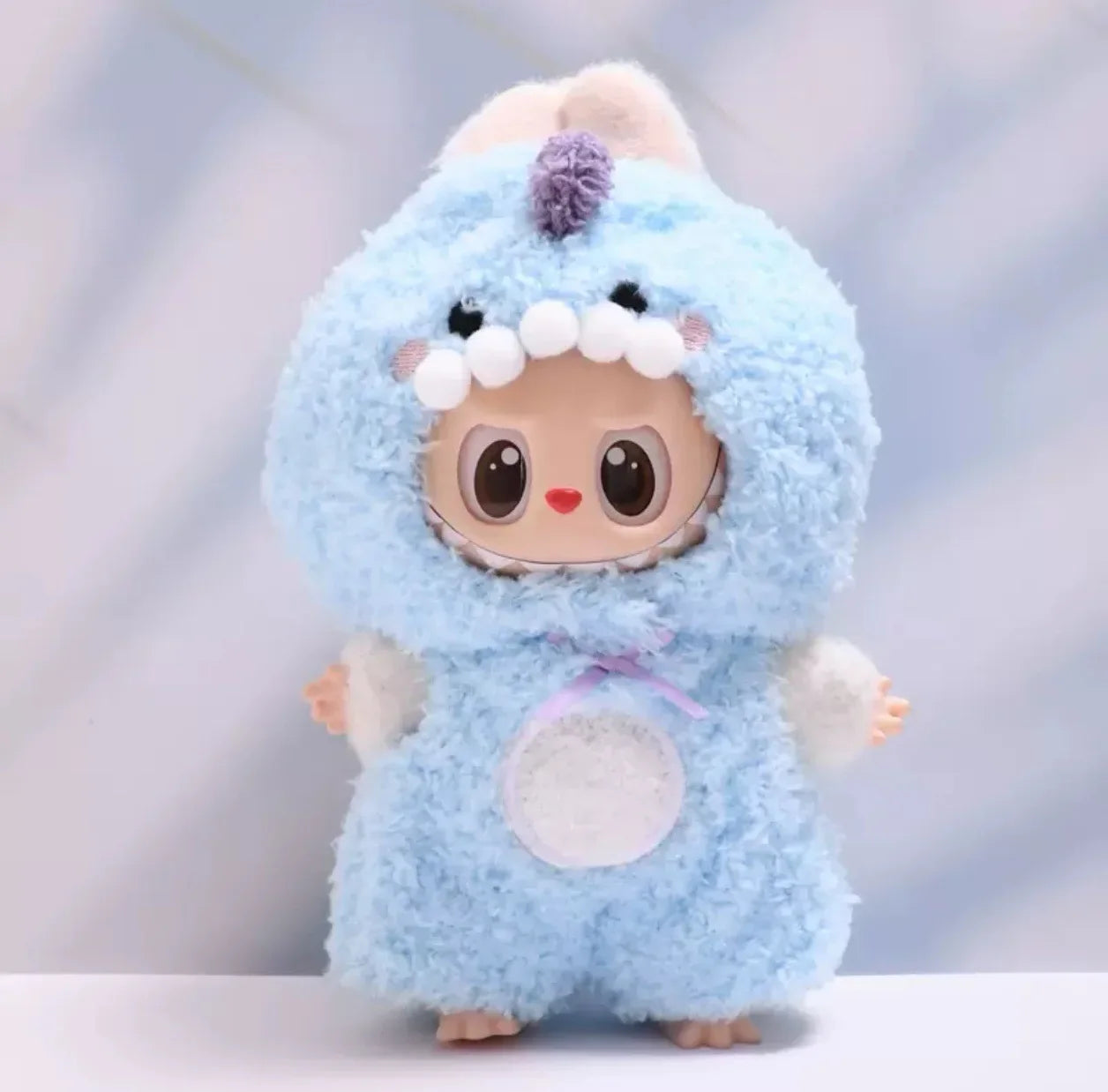 15cm/17cm LABUBU Doll Outfits – Sitting Party Plush Animal Sets for Generations 1-3, Cute Gifts for LABUBU Fans