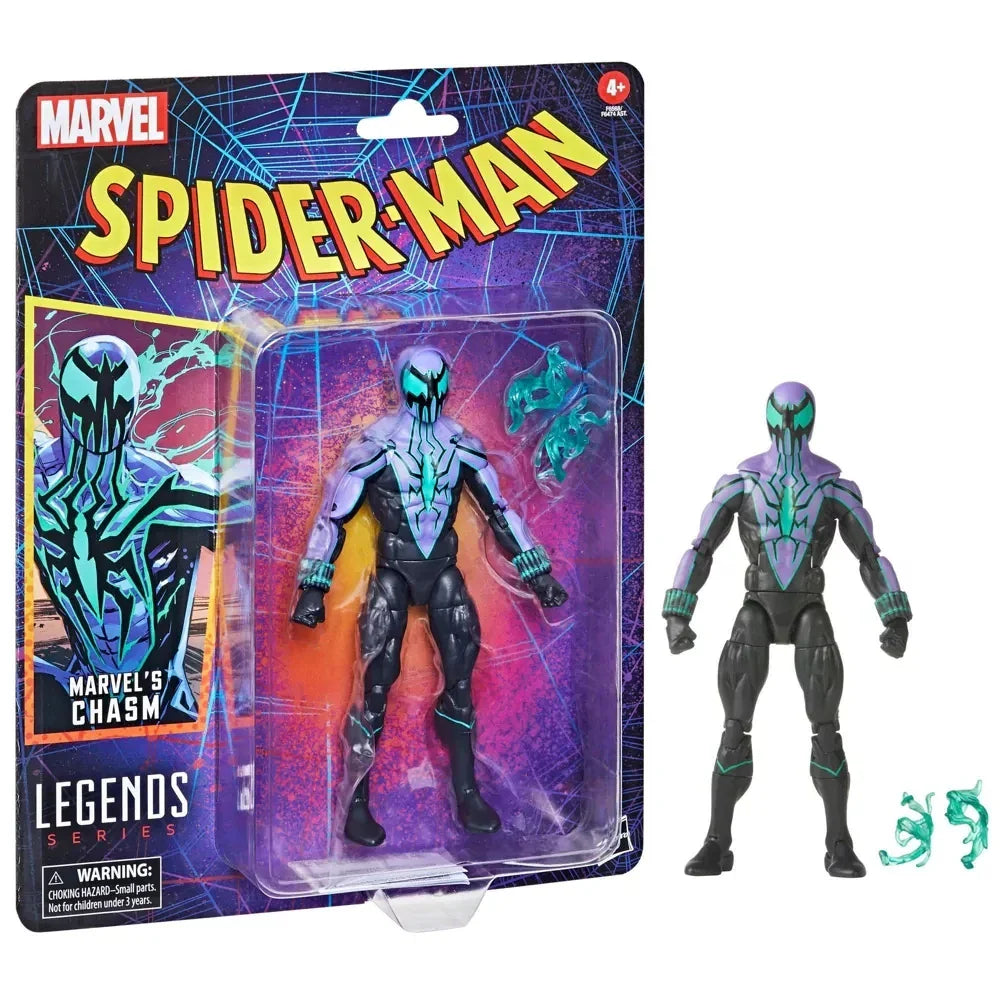 Hasbro Spider-Man 2099 Miguel O’Hara Action Figure — Legends Venom & Deadpool, Change Face Statue Model Doll Toy Gift for Kids
