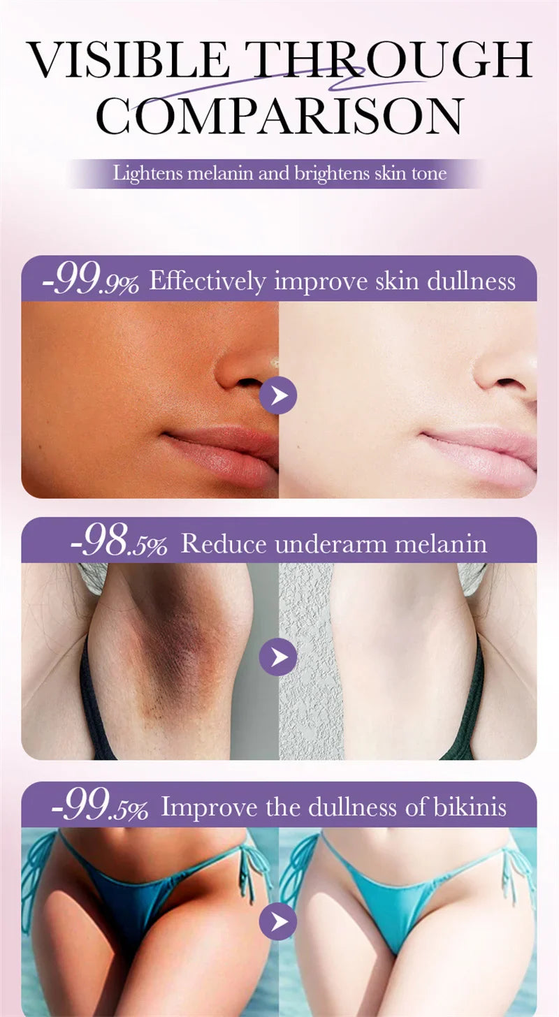 Whitening Cream for Private Parts – Underarm, Inner Thigh & Knee Brightening Serum