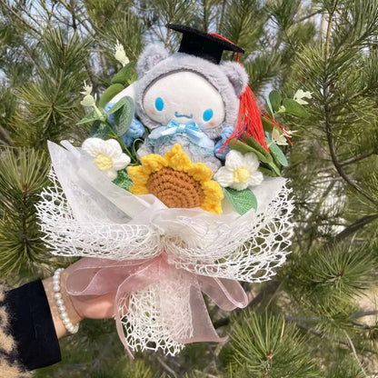 Anime Series Plush Toy Bouquet — Children’s Day, Birthday, Valentine’s & Graduation Gifts
