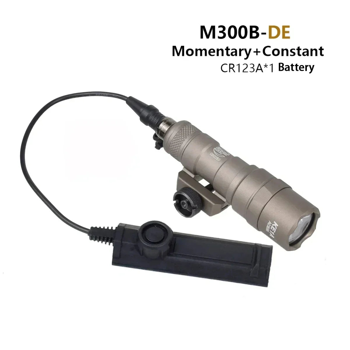 Tactical Surefire M300 M300B M300C Flashlight – Powerful Rifle & Gun Light with Dual Function Switch for Airsoft