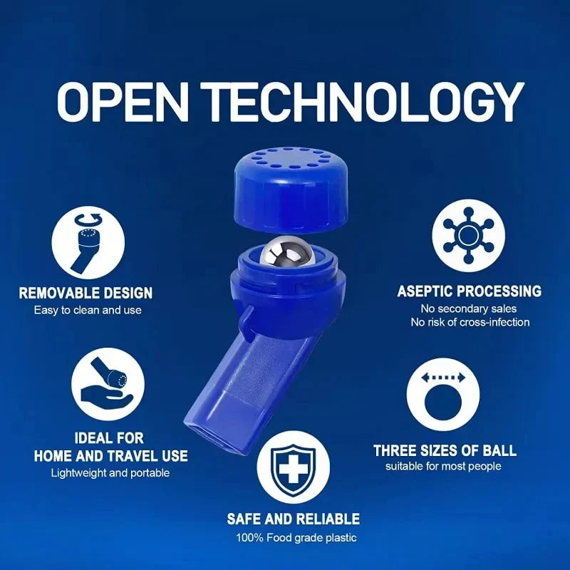Mucus Clearance Lung Exerciser — Respiratory Vibration Device for Breath Training and Sputum Removal