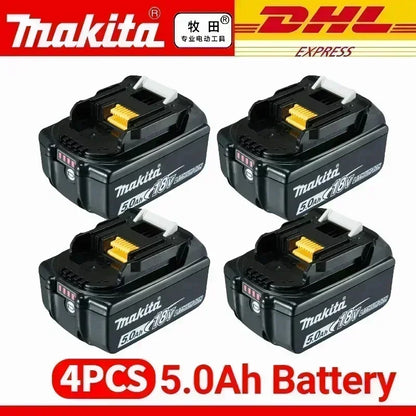100% Original Makita 18V Lithium Battery – 6Ah/5Ah/3Ah Compatible with DTW700, DDF487, DTD173, DGA404, HR140D, DJV182 Tools