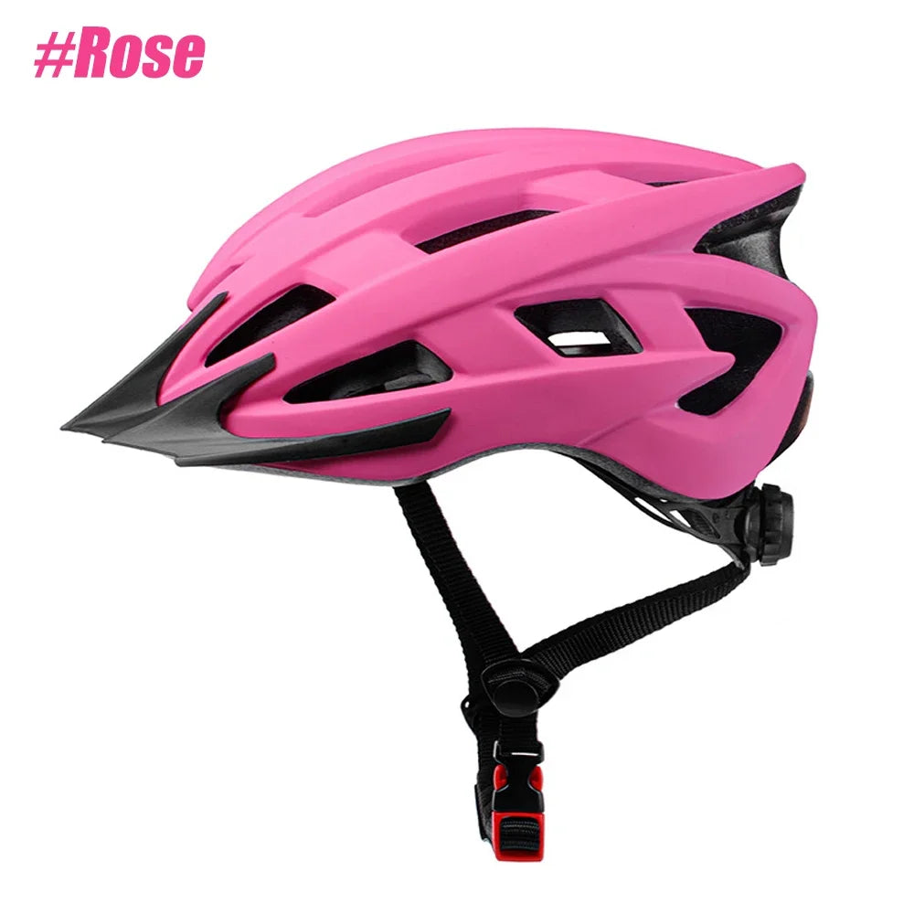 Bike Helmet for Adults - Lightweight with Adjustable Side & Chin Strap, Fits 58-62cm, Men & Women Cycling Accessories