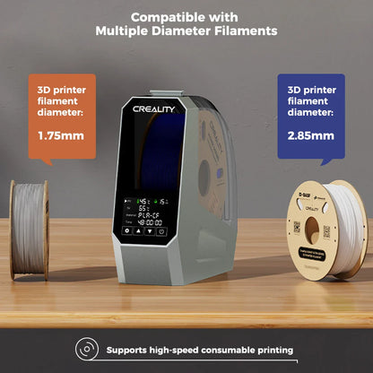 Creality Space π Filament Dryer Box - 360° Hot-Air Heating | Supports 1.75mm & 2.85mm Filaments with 48-Hour Timer and Real-Time Monitoring