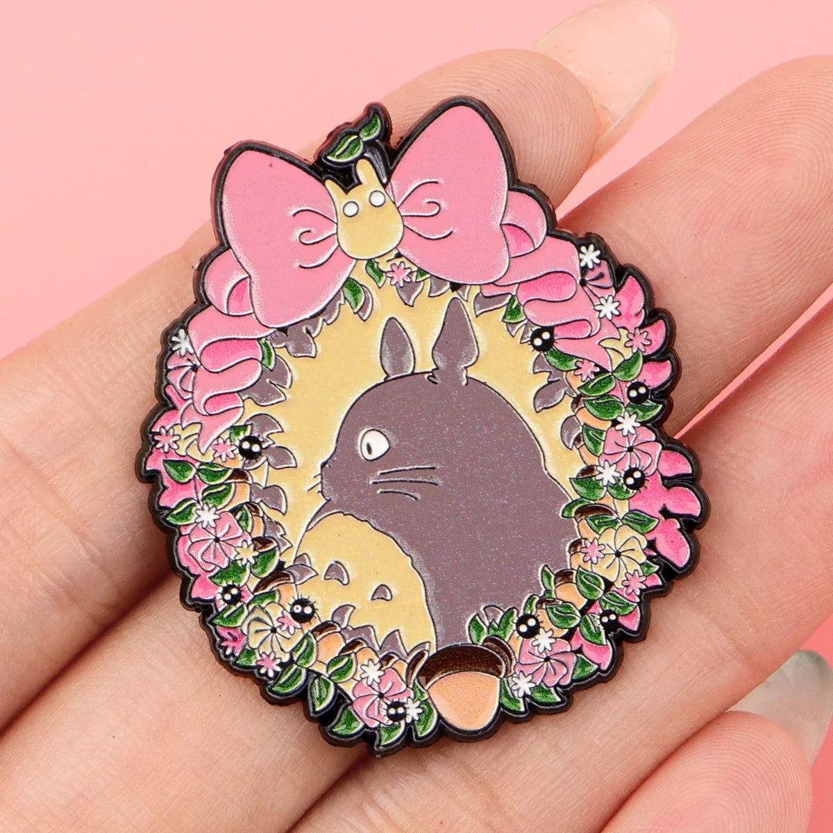 Grey Cat Enamel Pins 1-5PCS Set - Classic Anime Brooches for Backpacks, Bags & Fan Gifts
