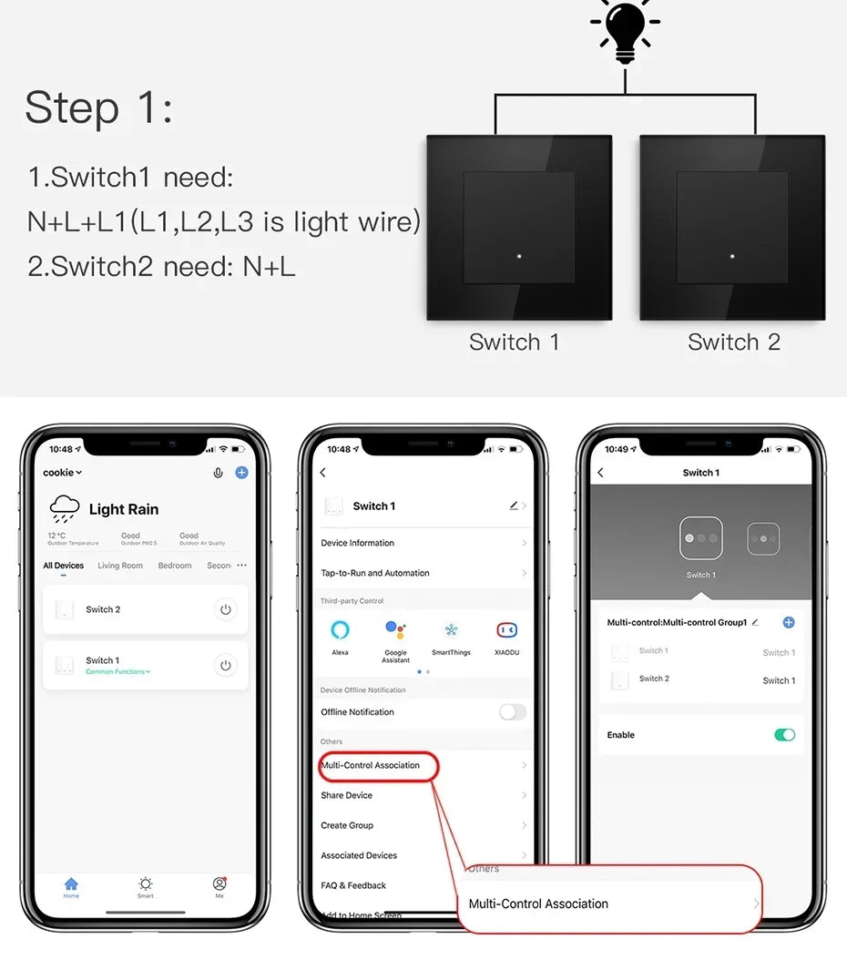 BSEED Zigbee Smart Wall Switch Parts – EU Power Outlet & Glass Frame DIY Combo