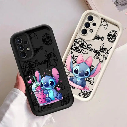 Disney Stitch TPU Silicone Phone Case — Soft Cartoon Cover for Samsung Galaxy A15/A25/A35/A52/A52s/A53/A54/A55/A71/A72/A73 5G