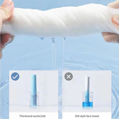 Extra Thick Disposable Facial Towels - Gentle & Absorbent Cotton Makeup Remover Wipes