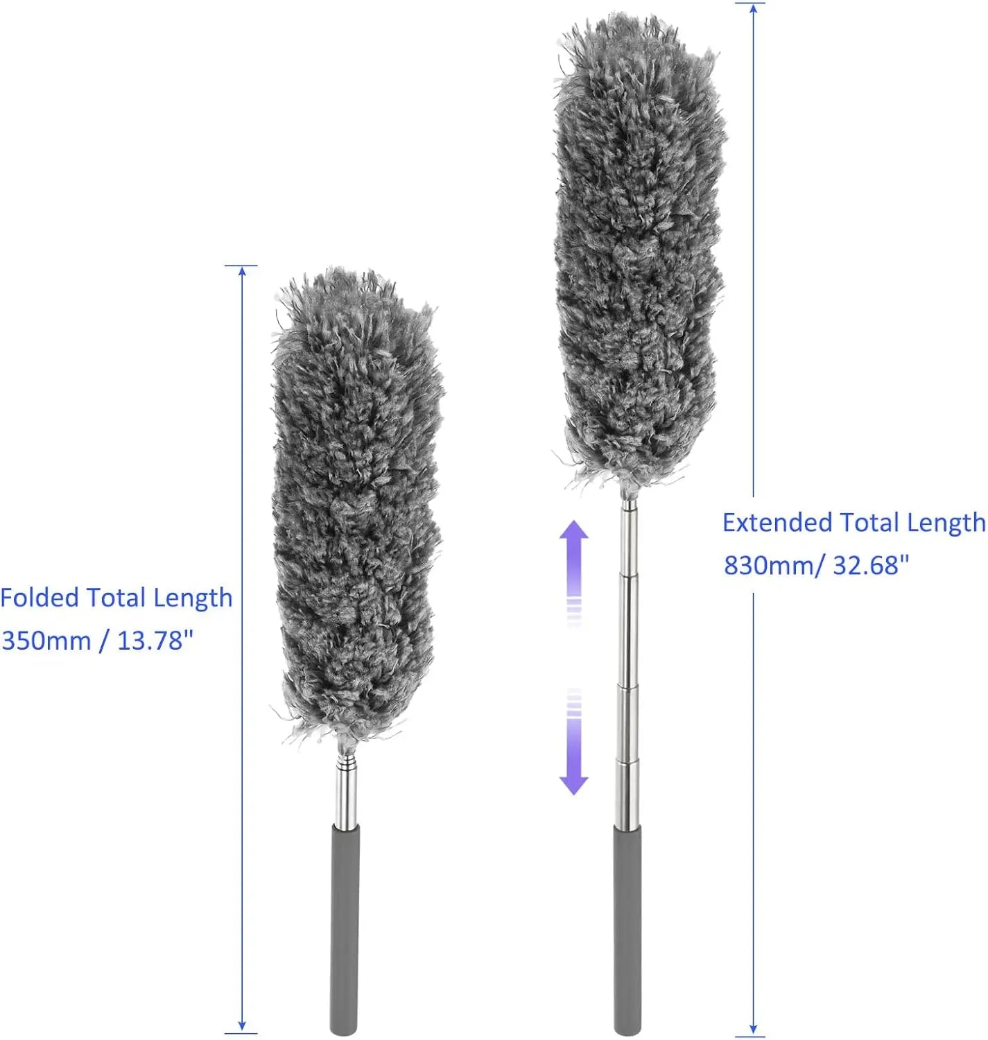 Lightweight Flexible Cleaning Duster — Household Dust Brush for Gaps & Easy Dust Removal