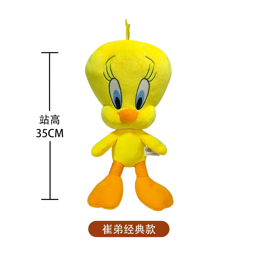 Looney Tunes Plush Toy Set — 20cm Bugs Bunny, 32cm Tweety, Lola Bunny & Daffy Cartoon Peluche