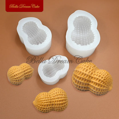 Peanut Design Silicone Mousse Mold – Pudding, Fondant, Chocolate & DIY Cake Decorating Bakeware Tool