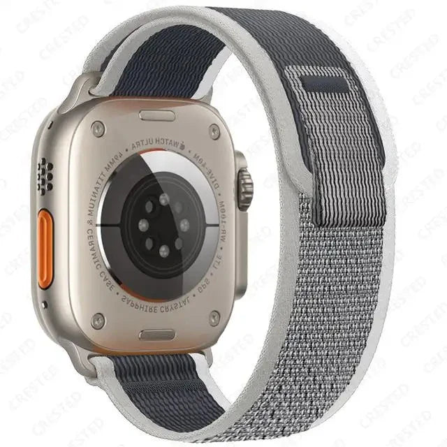 Trail Loop Strap for Apple Watch – Adjustable Band for 49mm 45mm 44mm 42mm 41mm 40mm, Compatible with Series 9 8 7 6 SE 5 4 3