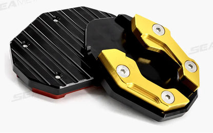 BLALION Aluminum Motorcycle Kickstand Extender – Side Stand Foot Pad Support Plate Accessory