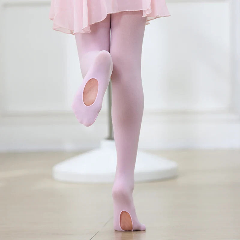 Princess Baby Girls Ballet Tights – High Elasticity Dance Pantyhose for Kids & Infants (Spring/Autumn)