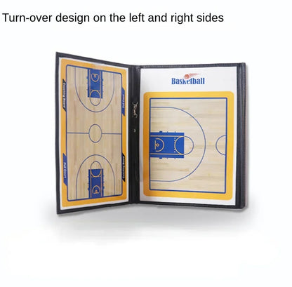 Folding Magnetic Basketball Coach Board – Portable Tactical Clipboard for Training & Game Strategy