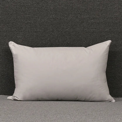 100% White Goose Feather Pillow – Five-Star Hotel Quality, Orthopedic & Memory Support, Single Size for Healthy Sleep