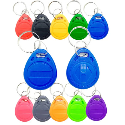 100PCS T5577 EM4305 Rewritable 125KHz RFID Tags – Duplicate Copy, Writable Key Fob & ID Token