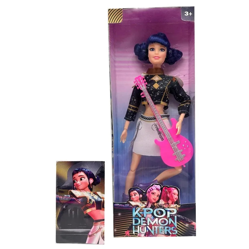 2025 Anime K-Pop Demon Hunters 30CM Vinyl Doll – Rumi Mira Zoey Birthday Gift for Girls