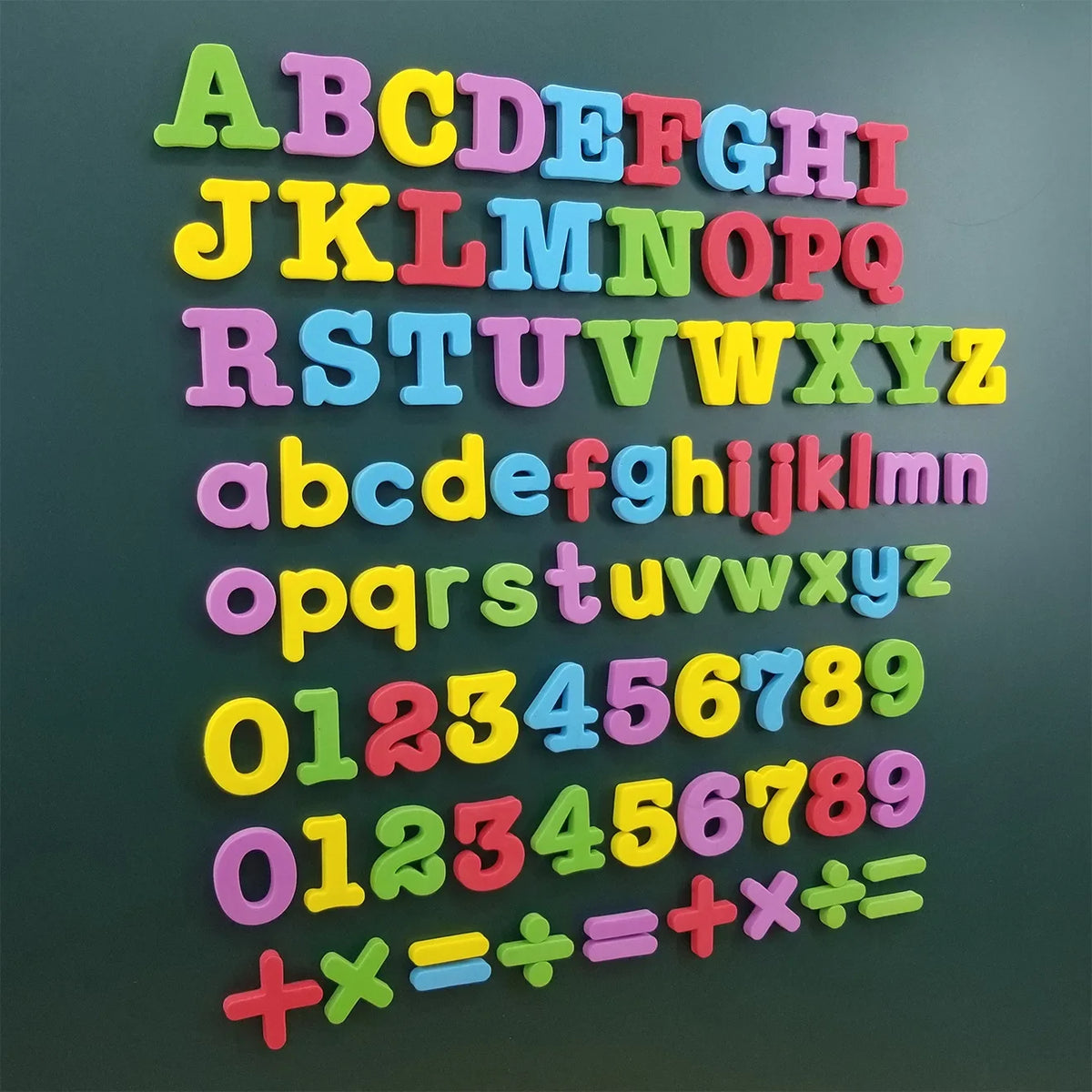 Magnetic Alphabet and Number Fridge Magnets - ABC 123 Educational Preschool Learning Toy Set